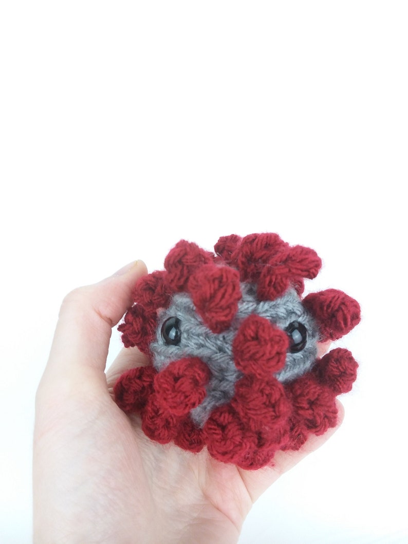 Baby Coronavirus Amigurumi Made To Order image 0