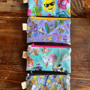 Reusable snack bags, reusable sandwich bag, kids snack bags, snack bag, washable snack bag, back to school, lunchboxes image 1