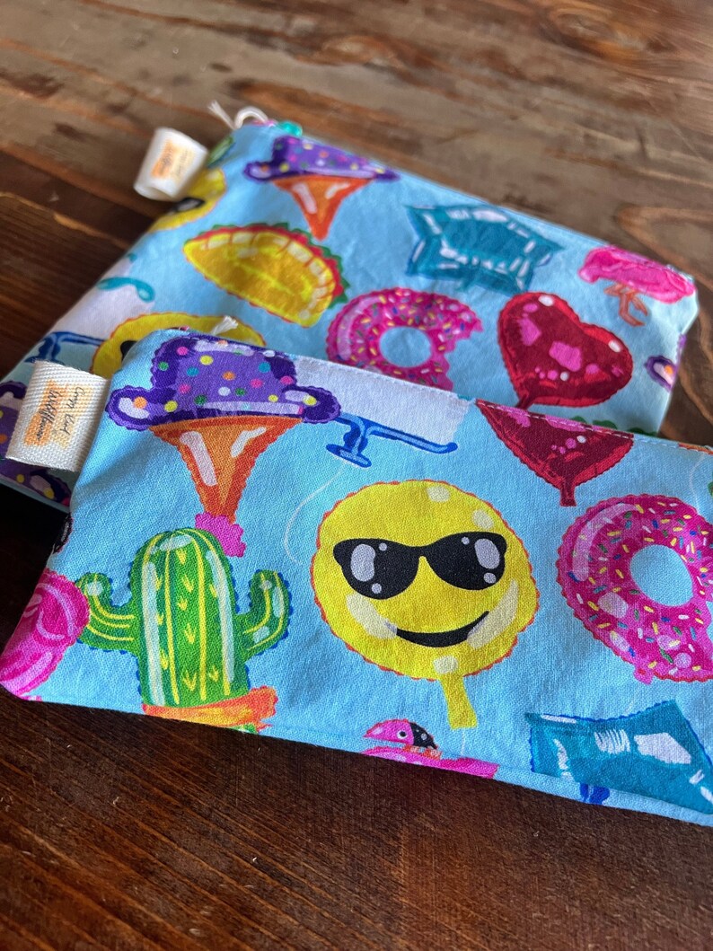 Reusable snack bags, reusable sandwich bag, kids snack bags, snack bag, washable snack bag, back to school, lunchboxes image 2