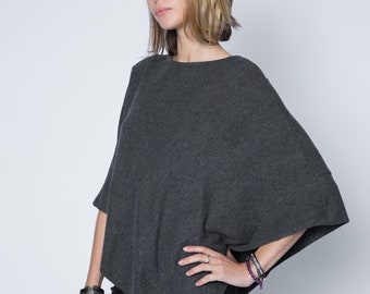 Poncho Shawl / Poncho Long / Ideas de regalo del día de la madre / Regalo para ella / Mujer Poncho / Poncho Wrap / Poncho Sweater / Hecho en EE. UU.