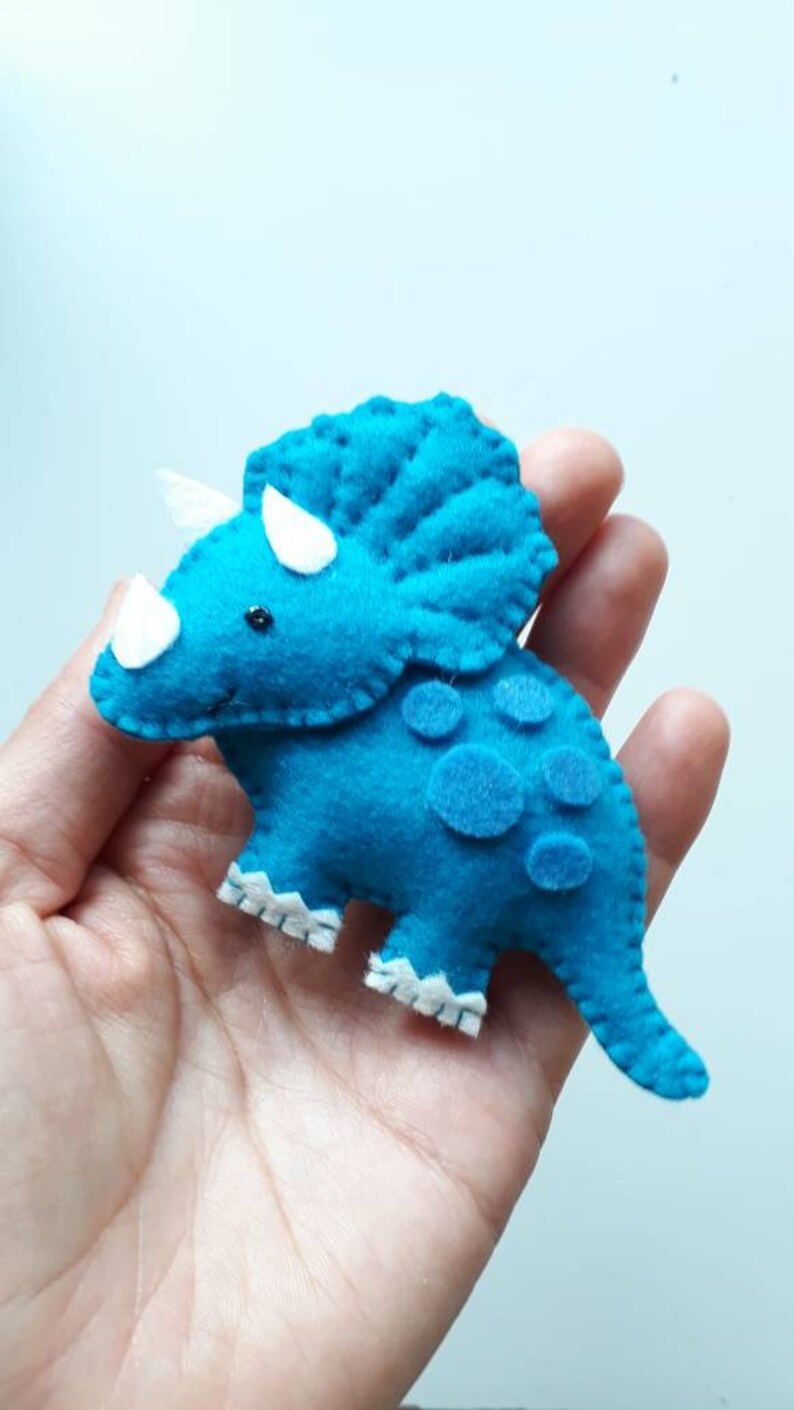 Felt dinosaur ornament jurassic world dinosaur decorations Etsy