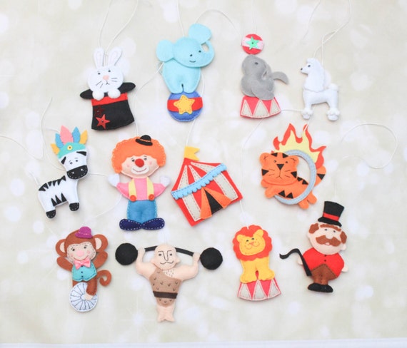 circus stuffed animals