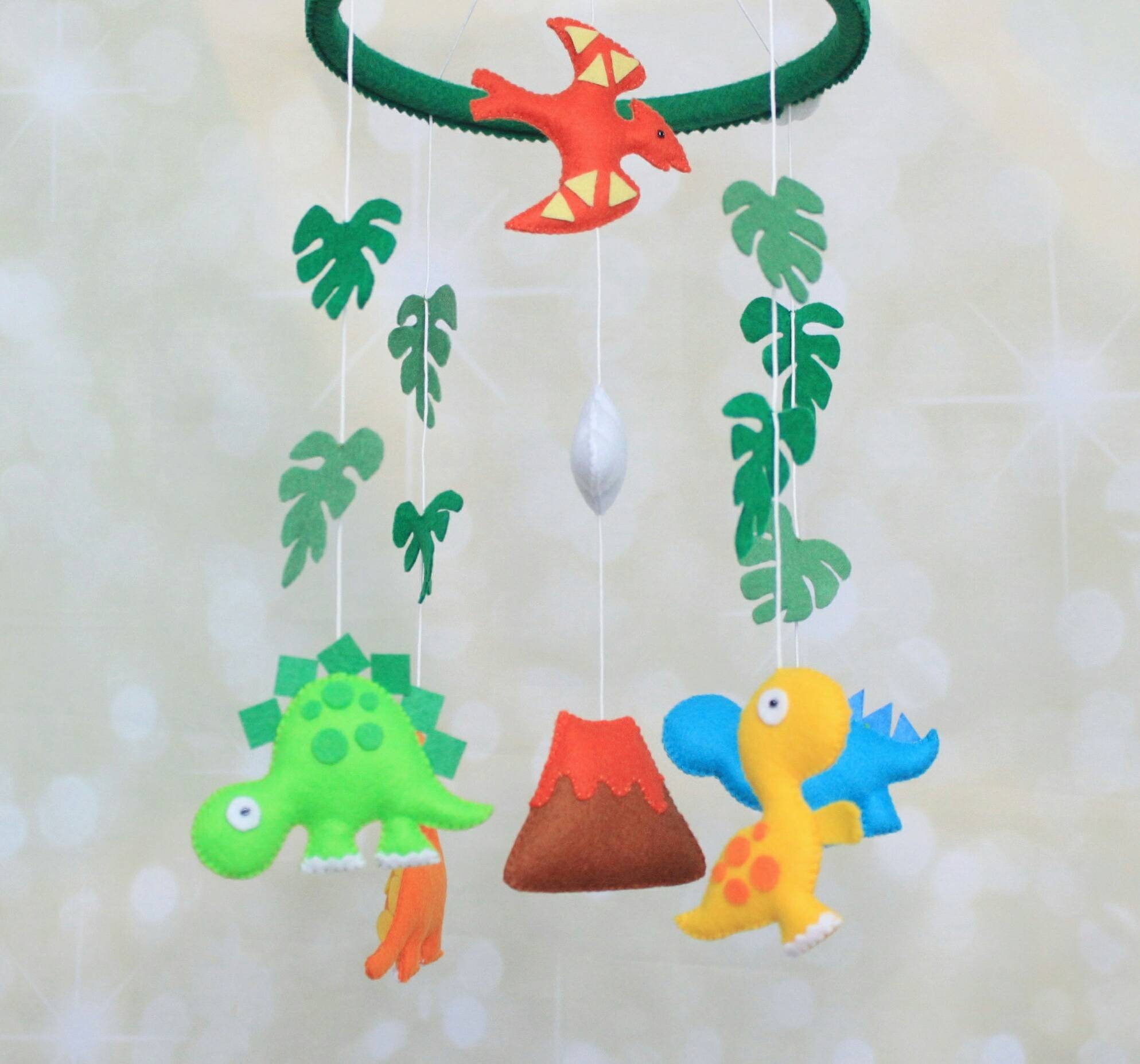 Baby mobile Dinosaur mobile dinosaur nursery nature mobile Etsy