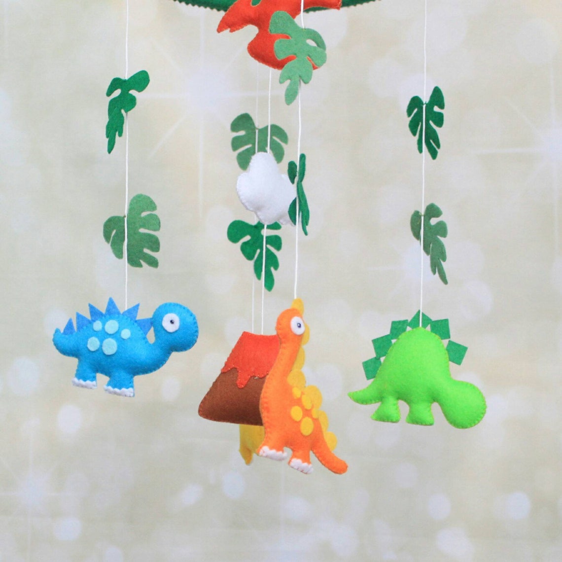 Baby mobile Dinosaur mobile dinosaur nursery nature mobile Etsy