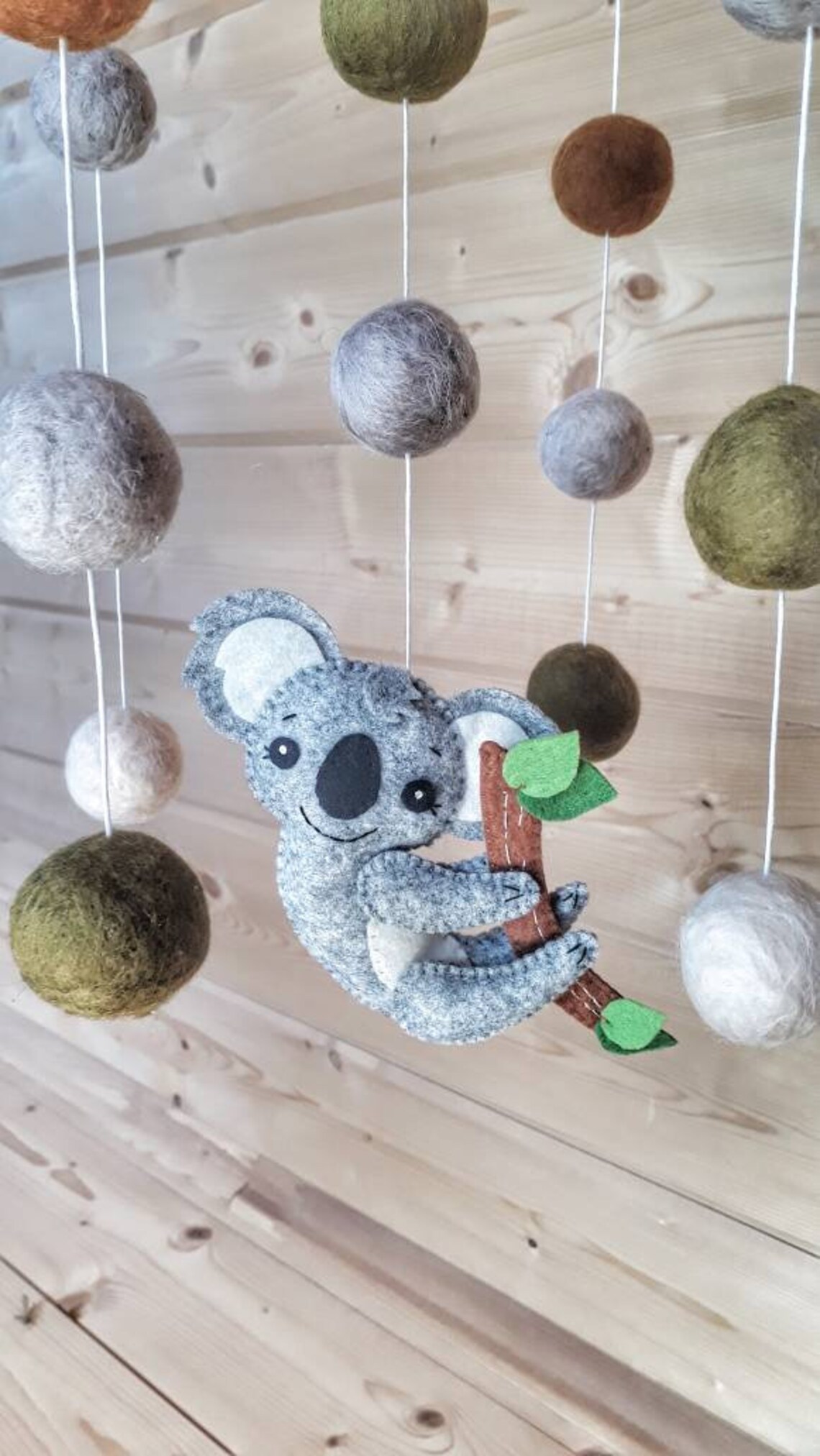 Koala baby crib mobile for nursery decoration Etsy