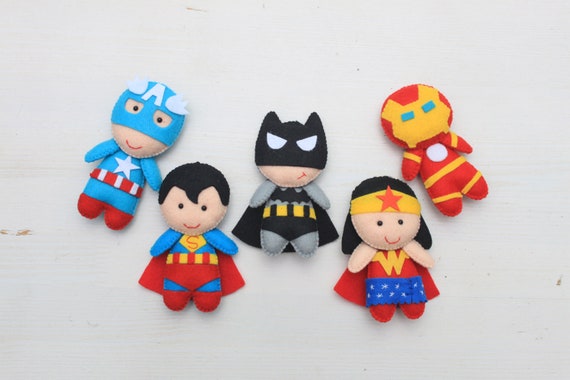 plush superhero dolls