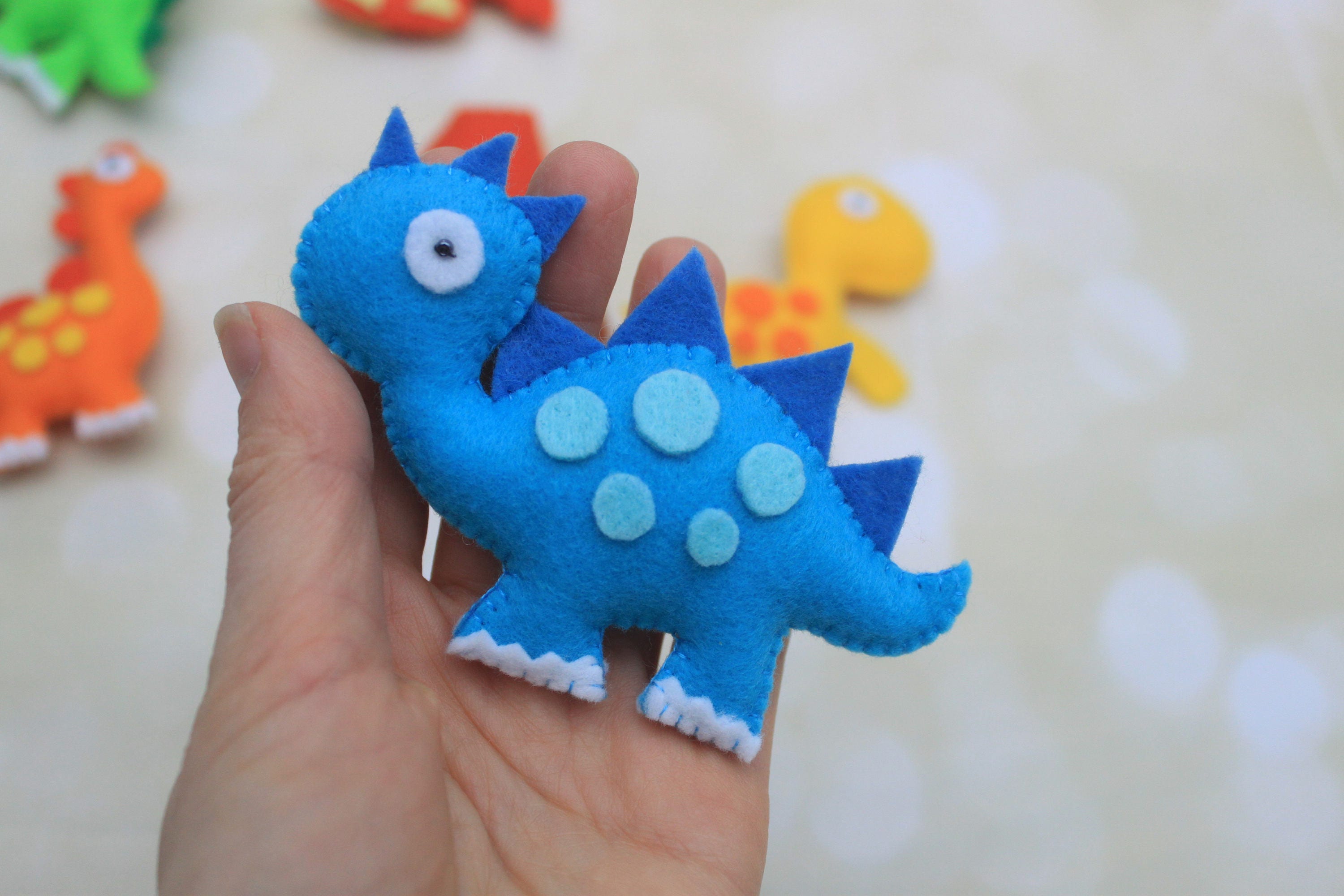 Felt Dinosaur ornament Jurassic world dinosaur decorations Etsy