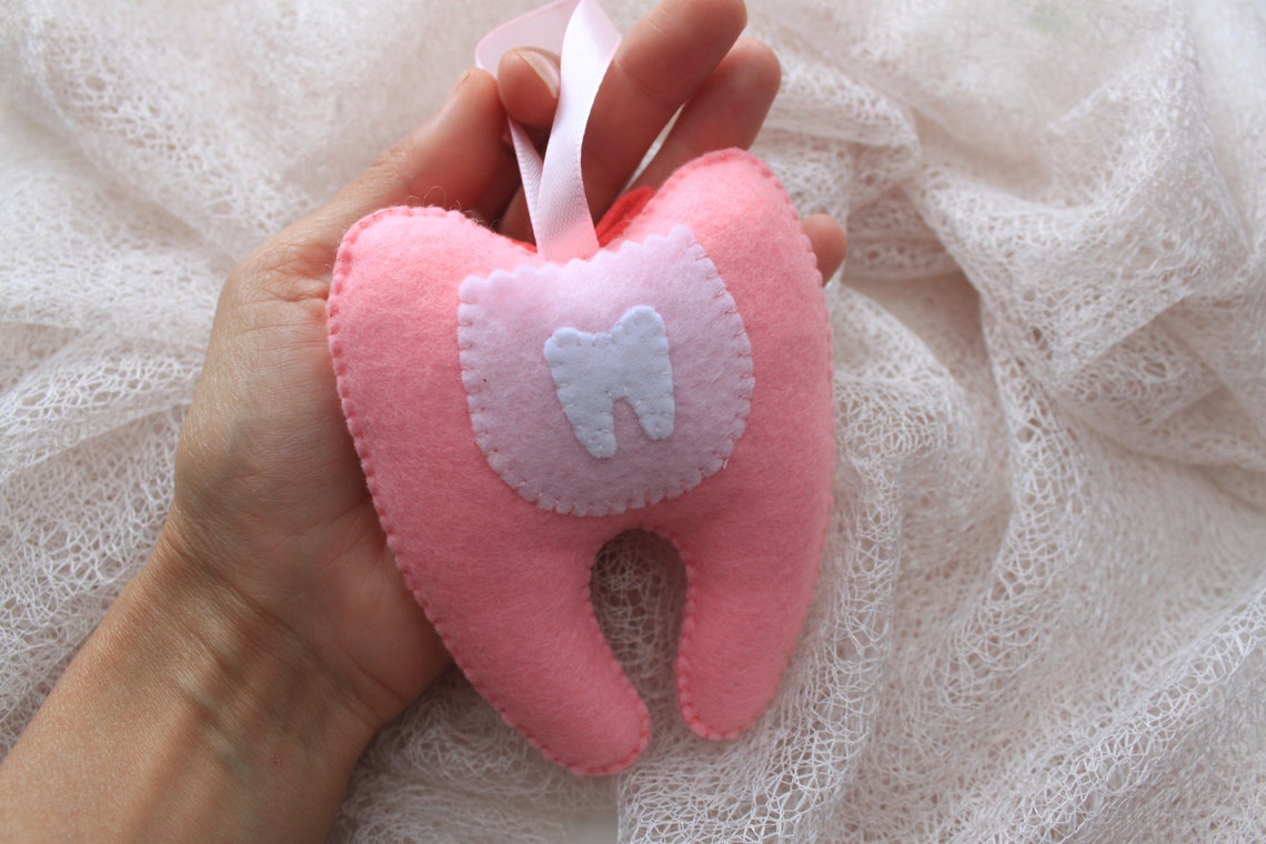Tooth Fairy Pillow Girl Tooth fairy pouch Tooth Keeper dentist Etsy