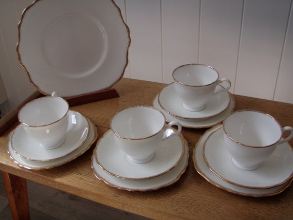 Vintage English China Tea Set Colclough Part Set - 