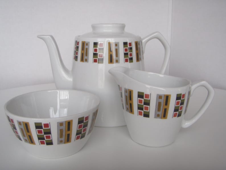 English Alfred Meakin Ironstone Tea Pot Set Etsy