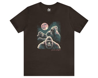 Bigfoot - 3 Moon t-shirt - Sasquatch, Yeti, Cryptid shirt