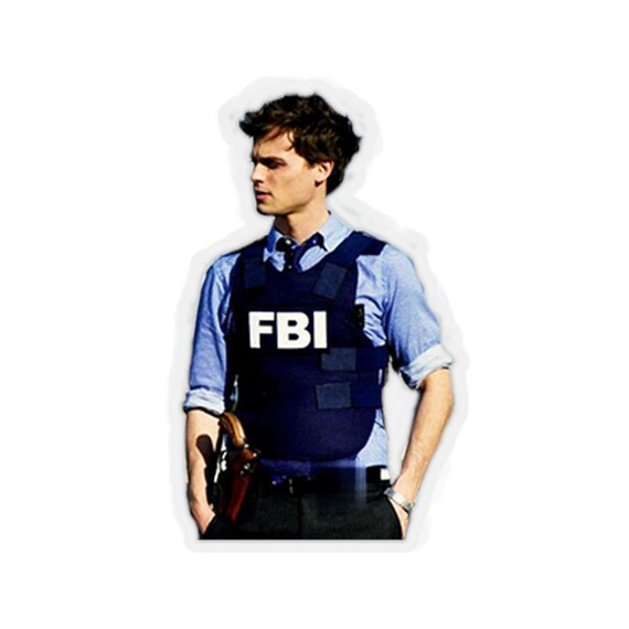 Criminal Minds Spencer Reid Kiss Cut Stickers Etsy