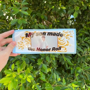 JIMIN my son is on the honor roll (bumper stickers)