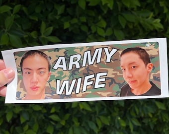 ARMY WIFE (bumper stickers)