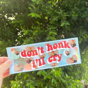 Seventeen VERNON don’t honk I’ll cry (bumper stickers)