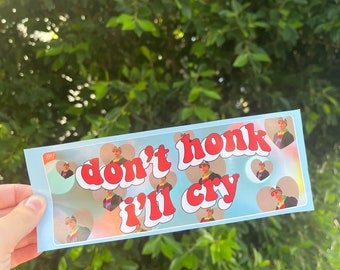 Seventeen VERNON don’t honk I’ll cry (bumper stickers)