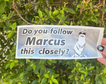 Marcus the Worm VRCHAT sticker (bumper stickers)