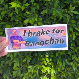 I BRAKE FOR BANGCHAN (bumper stickers)