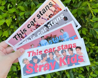 This Car Stans KPOP fandom (bumper stickers)