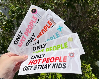 Funny Kpop Bumper Sticker – Warning: Kpop Stans Can’t Drive | K-Pop Fan Car Decal Gift