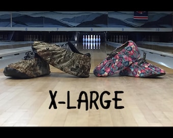 X-Large Bowling Shoe Covers  – Fun Bowling Accessories – League Team Gift –Unique Bowling Gear