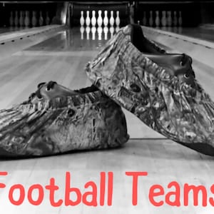 Bowling Shoe Covers - Football Teams