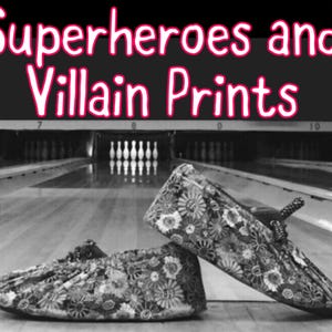 Bowling Shoe Covers - Superheroes and Villains