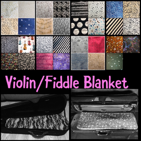 Fiddle/Violin Blanket - Many Options