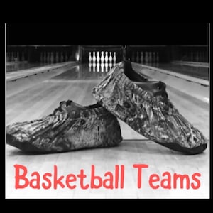 Bowling Shoe Covers - Basketball Teams
