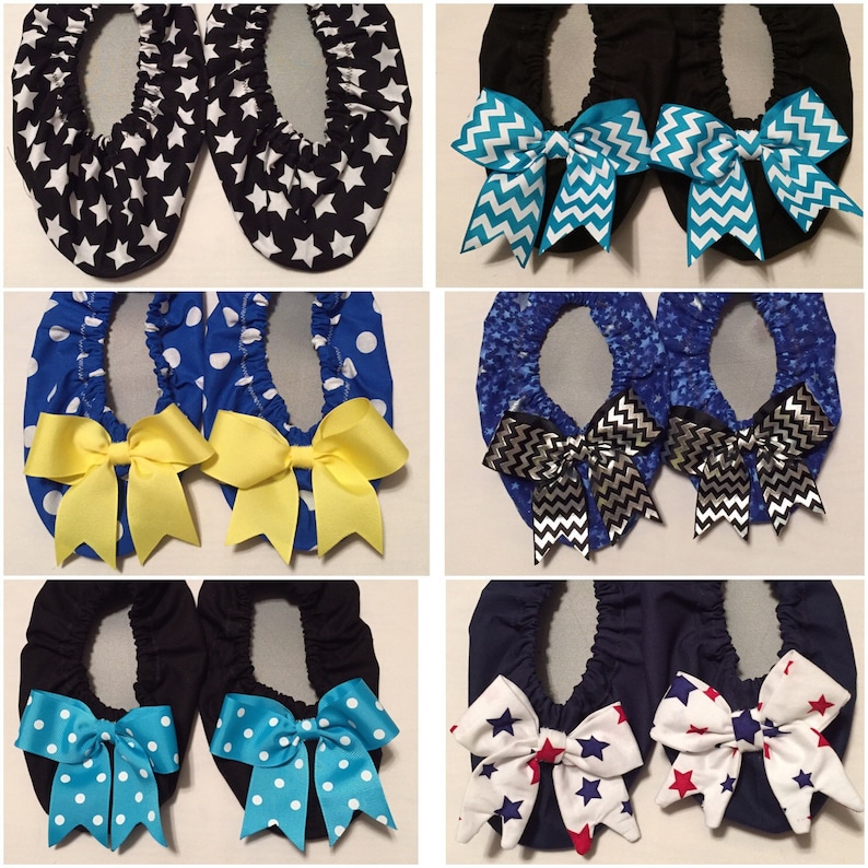 Custom made Cheer Shoe Covers Etsy Custom made Cheer Shoe Covers Etsy