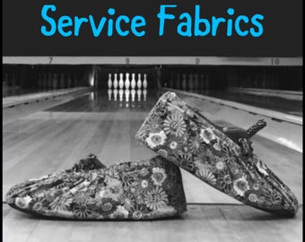 Personalized Bowling Shoe Covers – Custom Name  – Fun Bowling Accessories – League Team Gift –Unique Bowling Gear - Service Fabrics