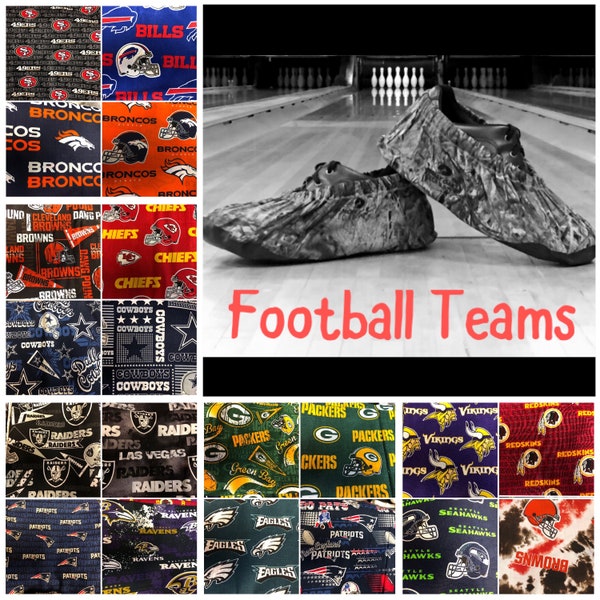 Bowling Shoe Covers - Football Teams