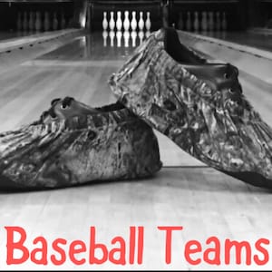 Bowling Shoe Covers - Baseball Teams