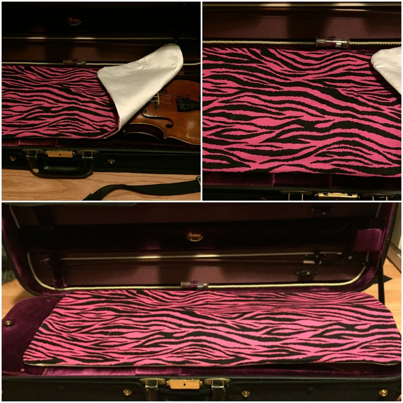 Fiddle/violin Blanket Pink Black Zebra Print Etsy