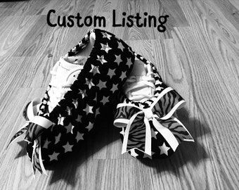 Reserved Listing - Hannah  - cheer shoe covers