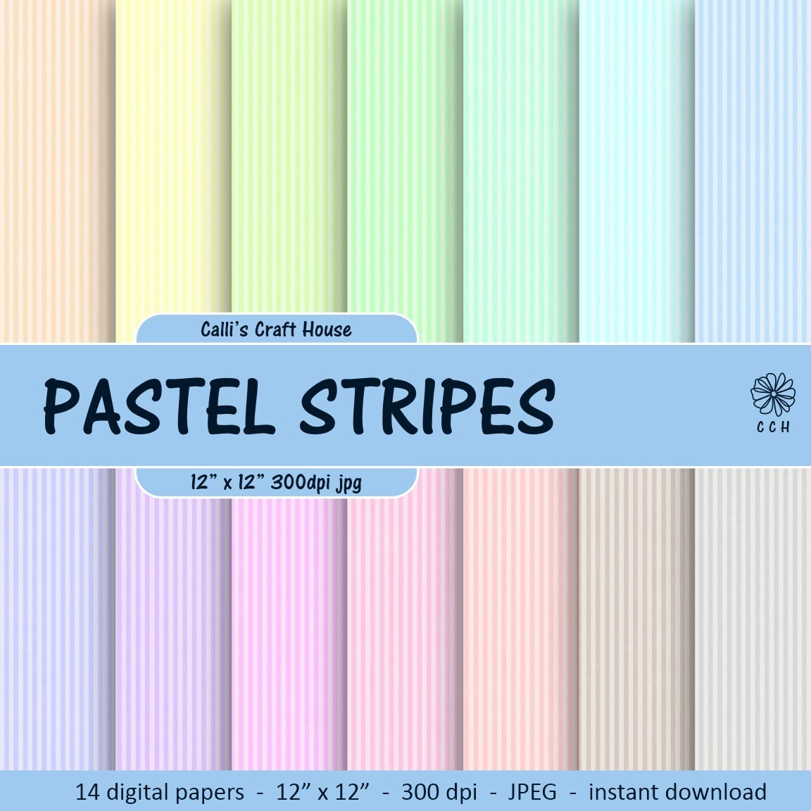 Stripey Pattern Striped Seamless Paper Instant Download Pastel Fall Thin Horizontal Stripes Digital Paper Commercial Use Autumn Stripes
