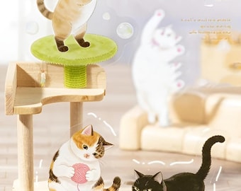 50 cat stickers. Black cat. White cat. Stationery. Scrapbooking. Ragdoll. House cat. Tabby.