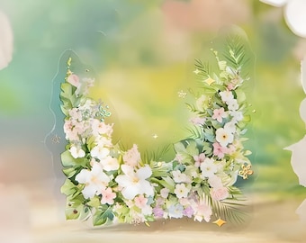 Goudfolie, PET-stickers. Paginahoeken. Versiering. Briefpapier. Bloemen. Scrapbooken