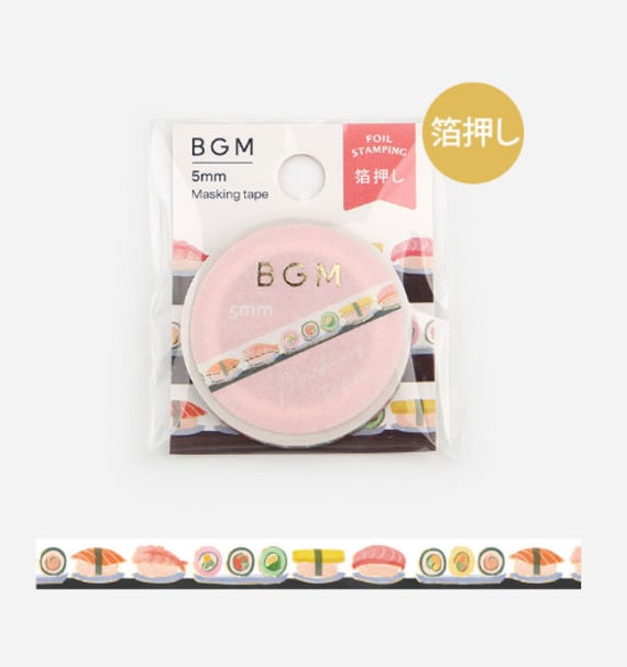 BGM Skinny Foil Washi Tape - Star