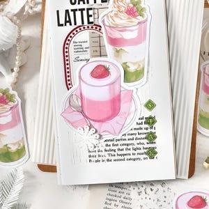 Set da 6 o 4 pezzi. Sakura. Notes appiccicoso ai fiori di ciliegio. Carta decorativa. Giappone. Scrapbooking. dolci.