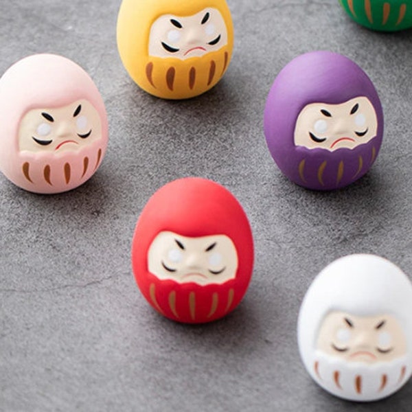 Daruma doll. Without eyes. No eyes. To paint. Make a wish