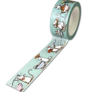 3 stijlen. Twee stoute muizen. Washi-tape. Anita Jeram. Brits merk. Muizen. Tekenfilm. Koffie. Thee. Aardbei