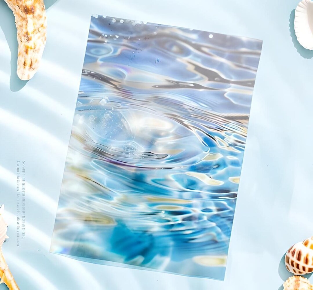 10 PET Stickers. Ocean. Water. Waves. Summer. Crystal Water. Summer ...