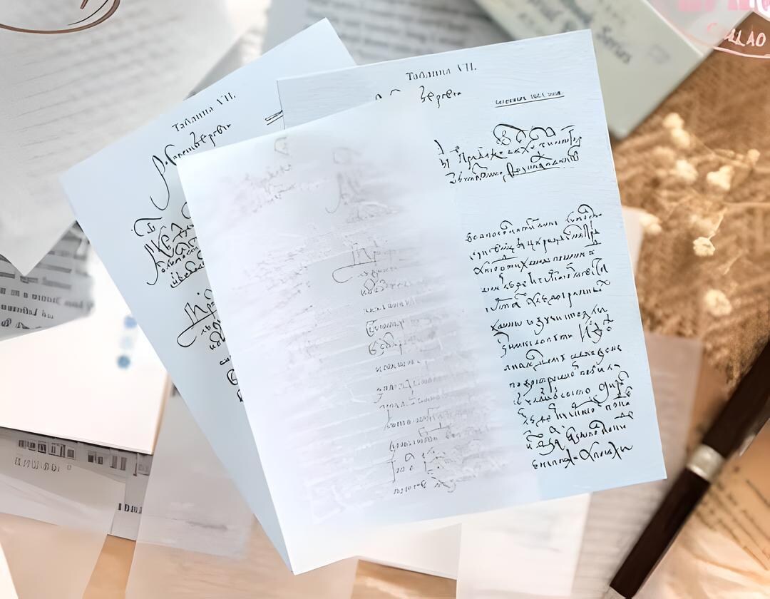 30 Sheets, Paper and Translucent Paper for Scrapbooking and Journaling ...