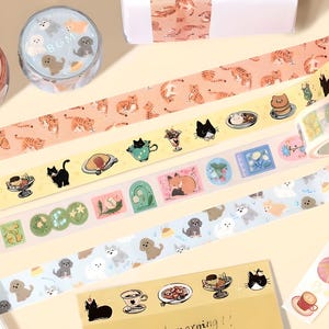 Achtergrondmuziek. Washi-tape. Winter 2025. Puppy. Katten. Tijger. Koekjes en snoepjes. Rode vos. Circus: