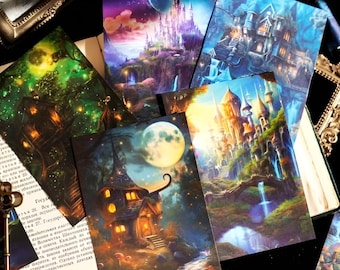 30 material paper, decorative paper sheets. Fantasy. Stationery. Scrapbooking