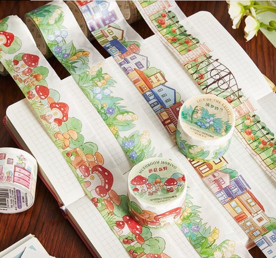 Kawaii Stationery Washi Tape, Kawaii Cartoon Adhesive Tape