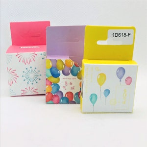 1pcs, feest, feest levering, ballonnen, vuurwerk, verjaardag, washi tape.