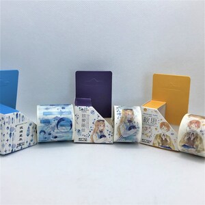 1 roll, science, mystical, abstract, scientist, anime girl, anime boy, washi tape