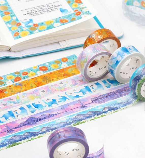 Tape - Blue Ice and Snow Washi Tape Set